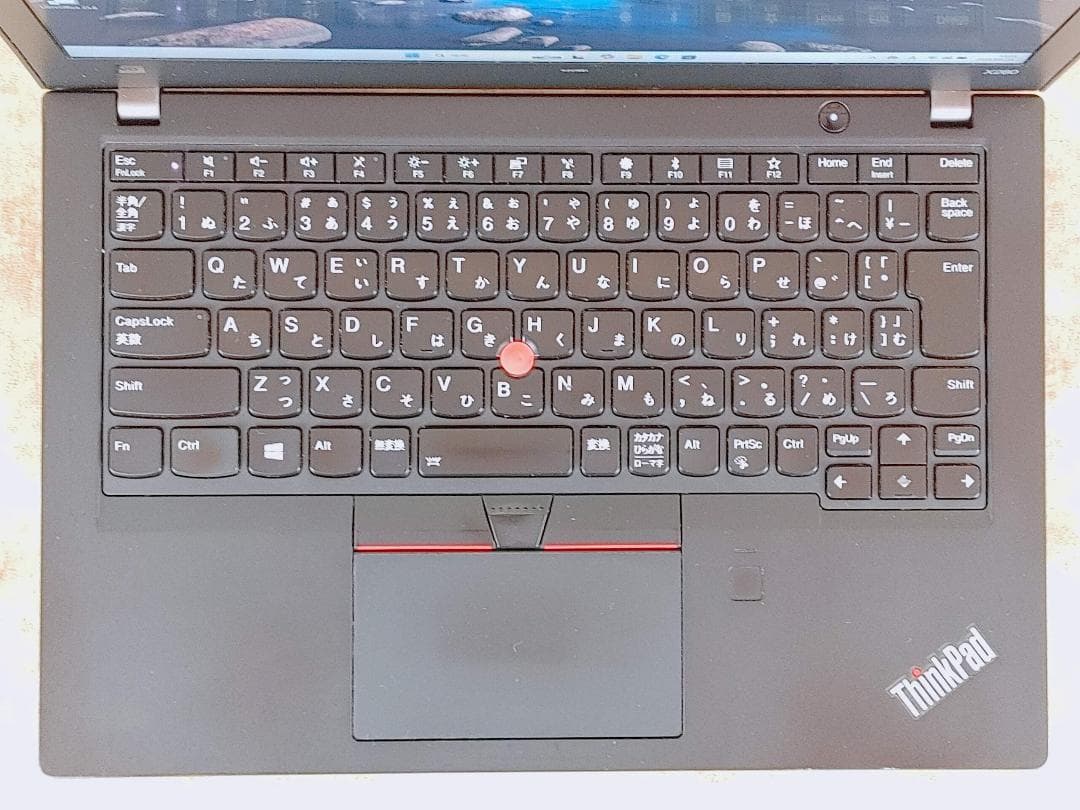 【ジャンク】ThinkPad X280 Core i7、天板ひび割れ