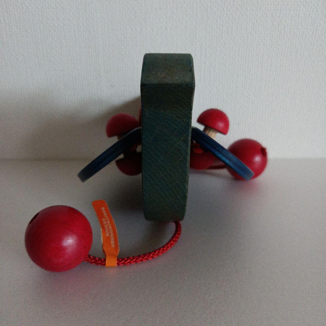 モビール 木製 鳥(赤ボール) ドイツ製 ブライトシュベルツ社 希少品