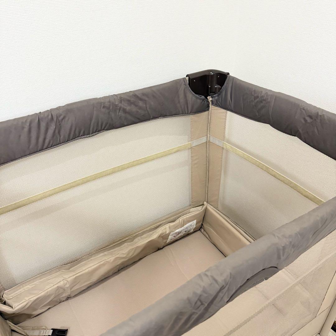 【美品】アップリカ ココネルエアー ベビーベッド ココア