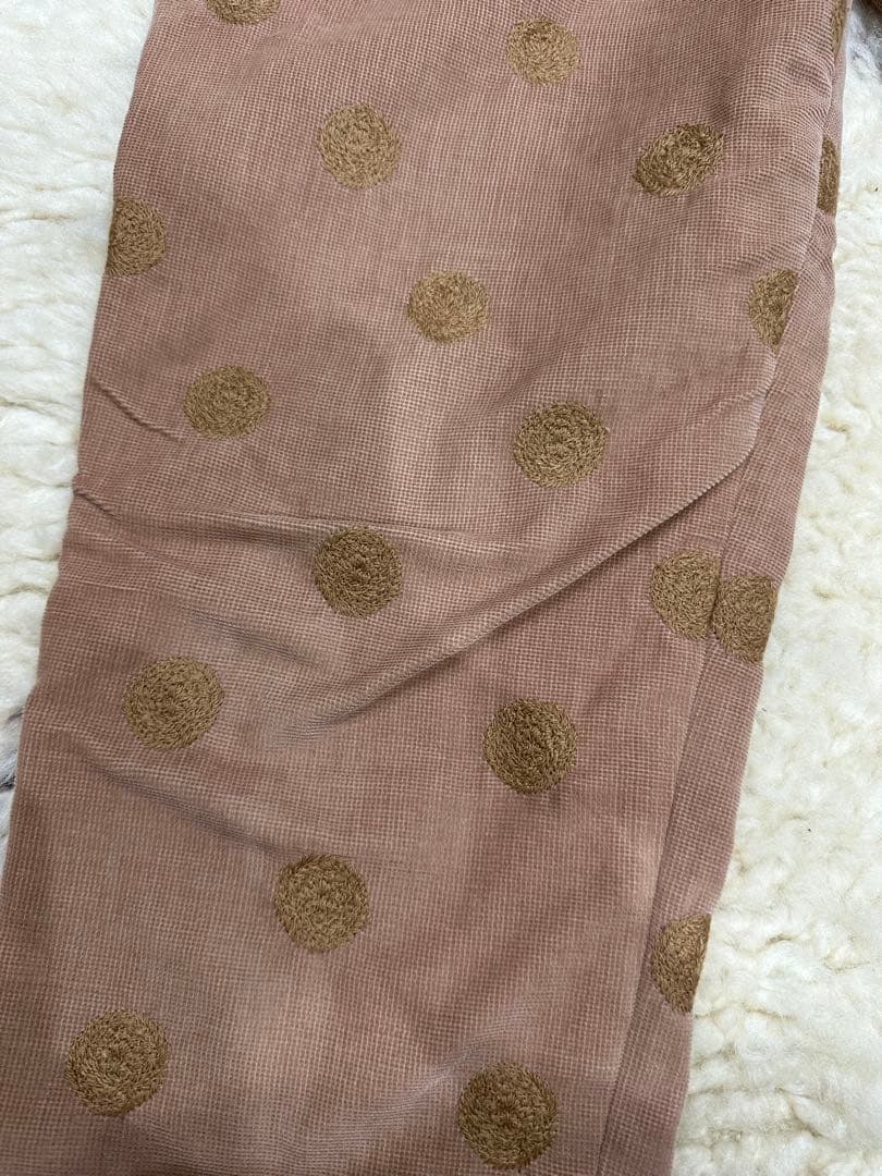 ミナペルホネン　ランドリー　 ドット柄　パンツ　38