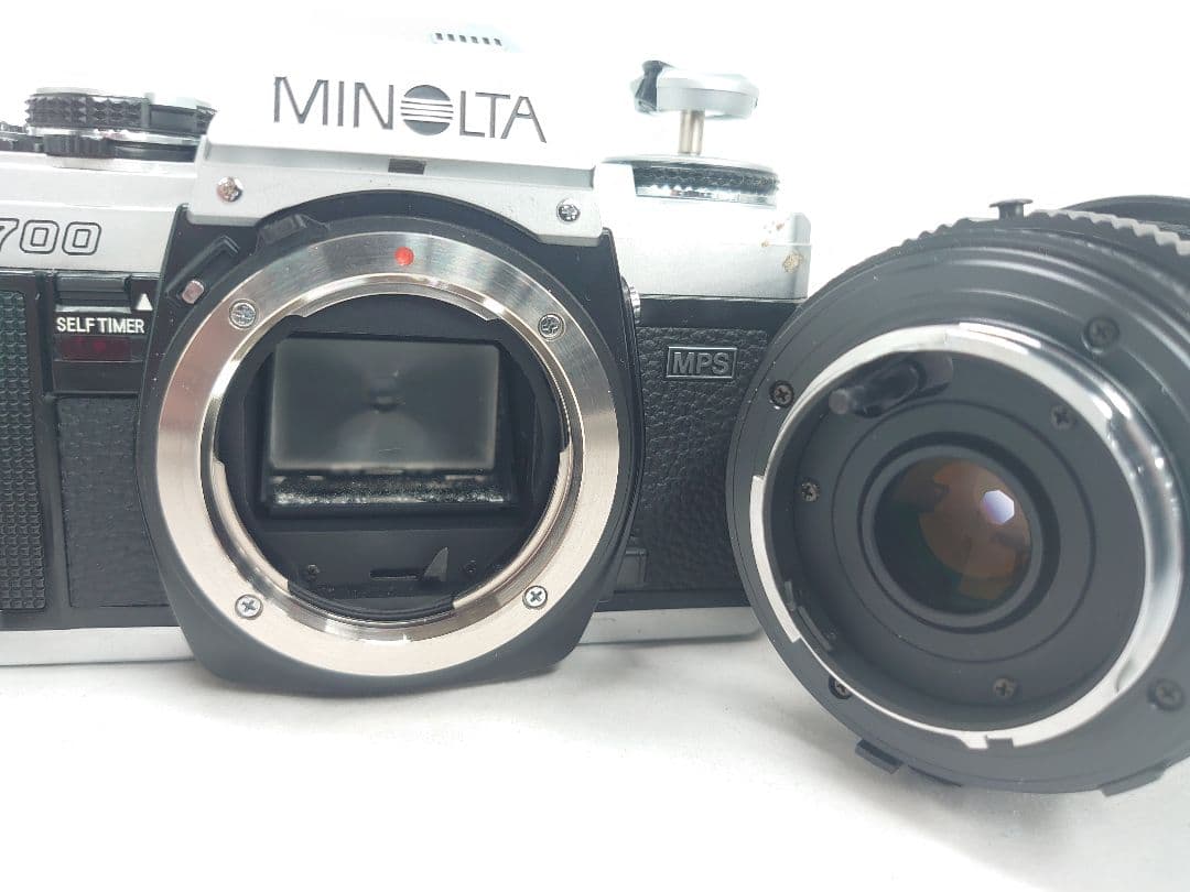 MINOLTA X-700 シルバー フィルムカメラ MD 35‐70mm付き