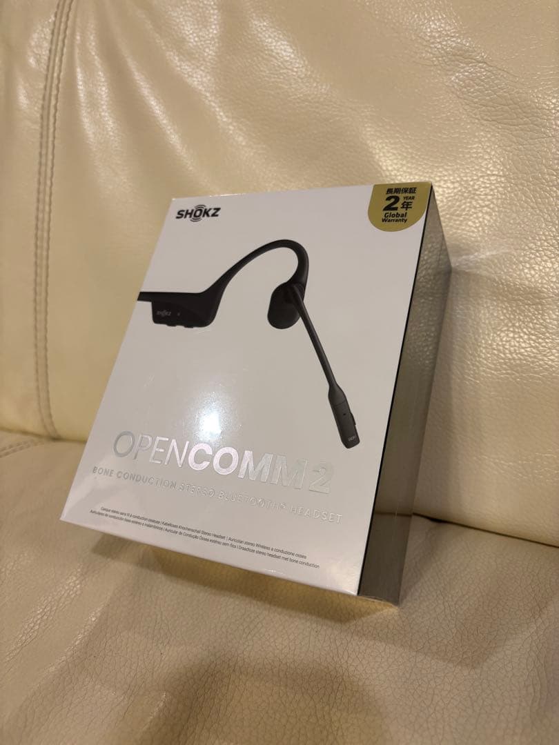 【新品未使用】OPENCOMM2 骨伝導イヤホン