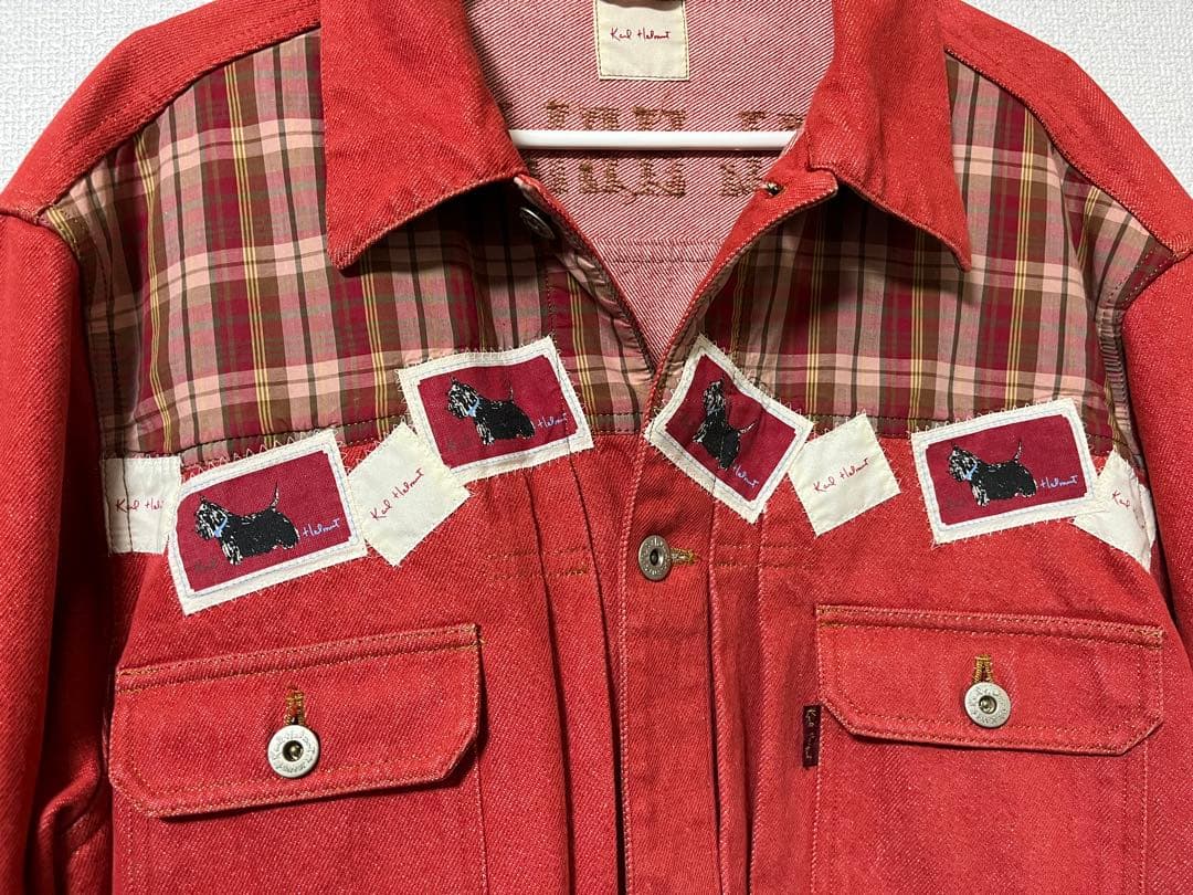 karl helmut(カールヘルム)デニムジャケット　犬