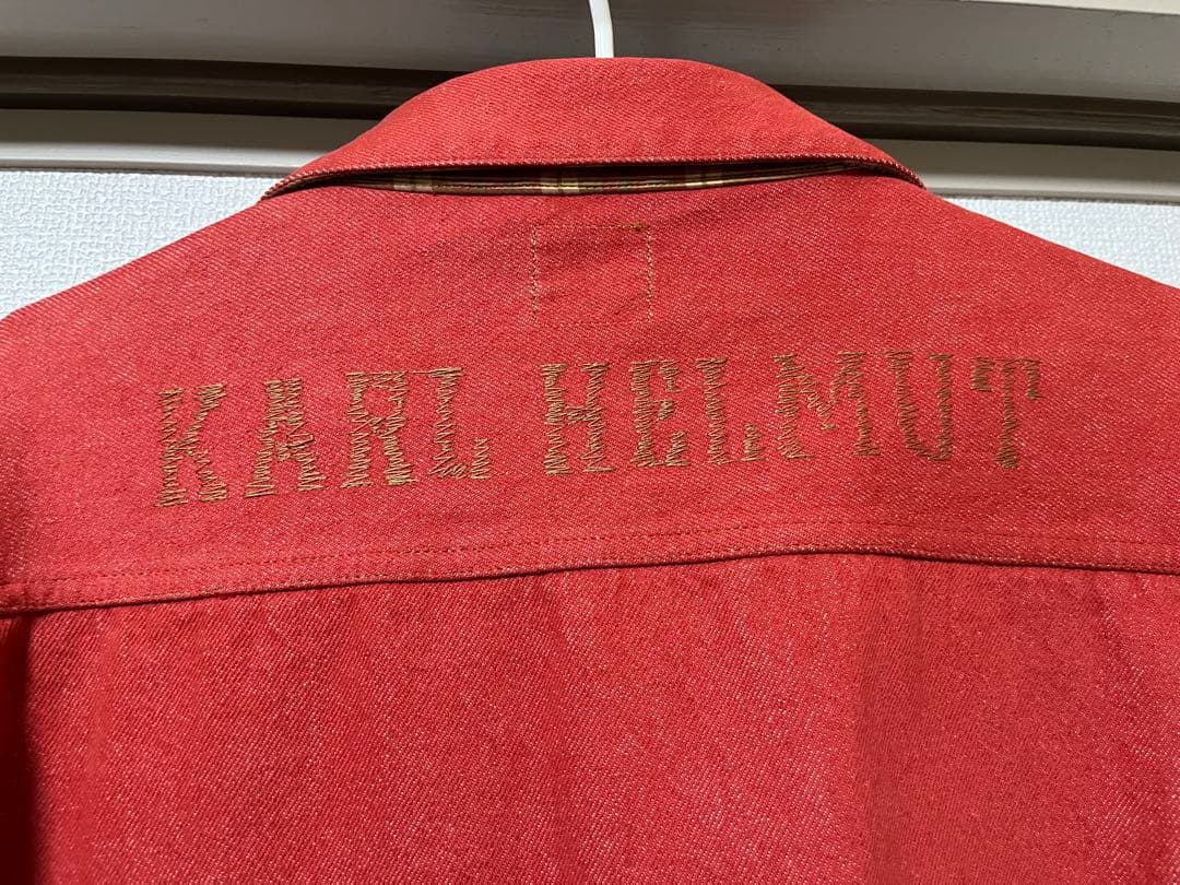 karl helmut(カールヘルム)デニムジャケット　犬