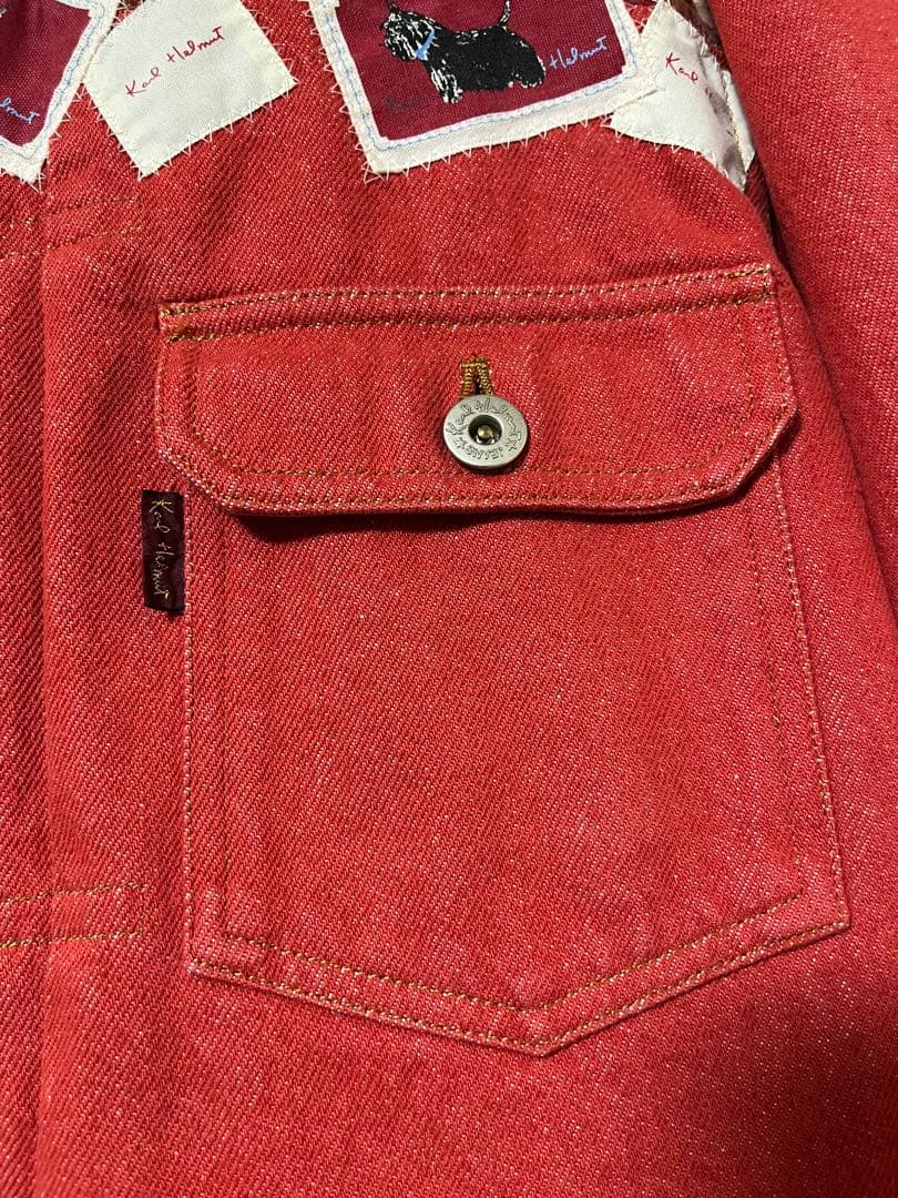 karl helmut(カールヘルム)デニムジャケット　犬