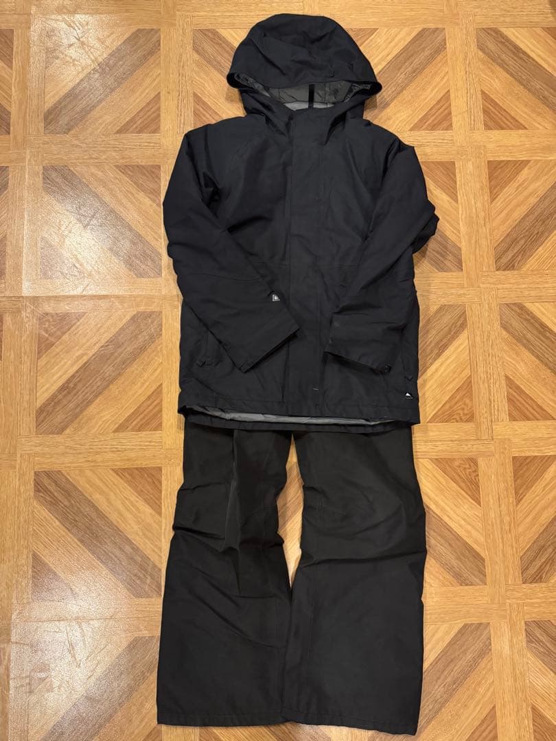 BURTON KIDS GORE-TEX キッズウェア 黒セットアップ Sサイズ