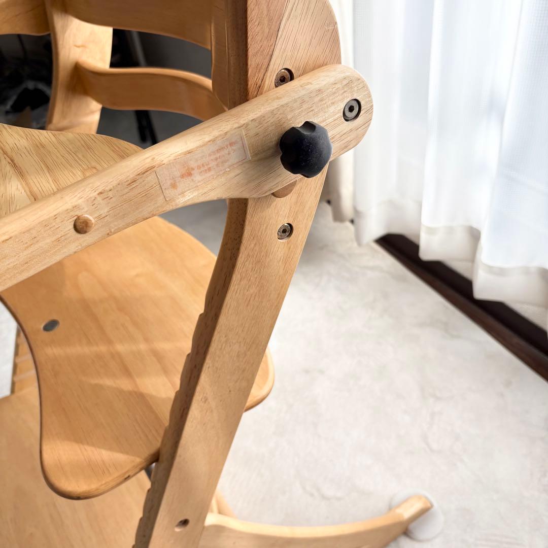 美品✨大和屋 すくすくチェア イーエヌテーブル ベビーチェア ナチュラル