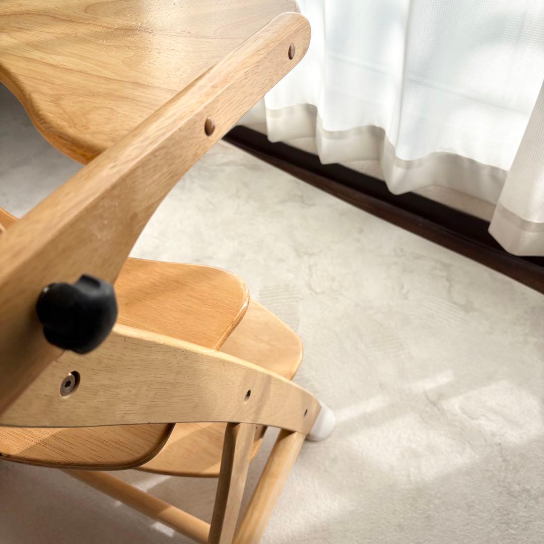 美品✨大和屋 すくすくチェア イーエヌテーブル ベビーチェア ナチュラル