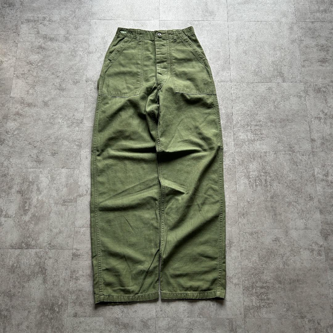 60s アメリカ軍 OG107 ベイカーパンツ 30×35