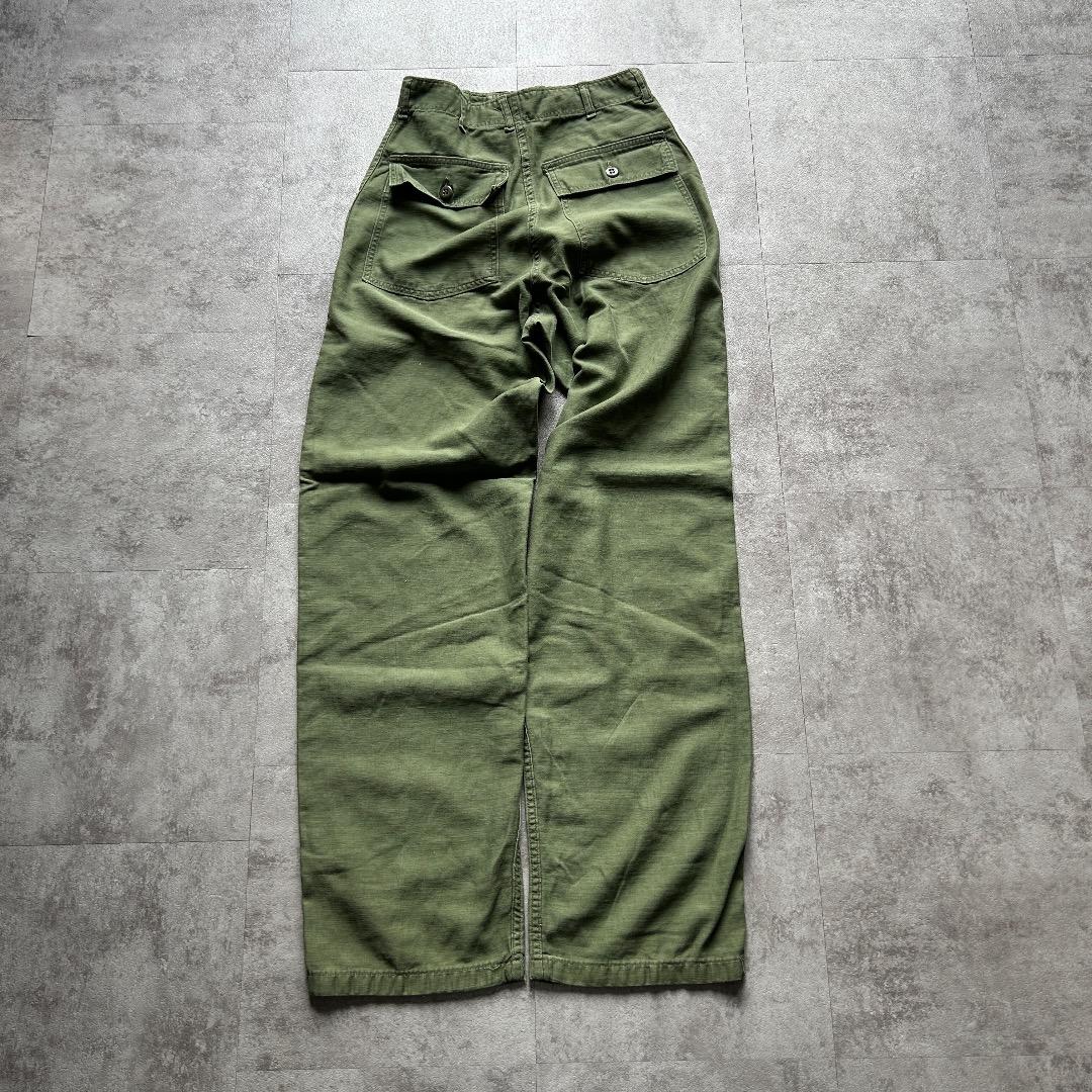 60s アメリカ軍 OG107 ベイカーパンツ 30×35