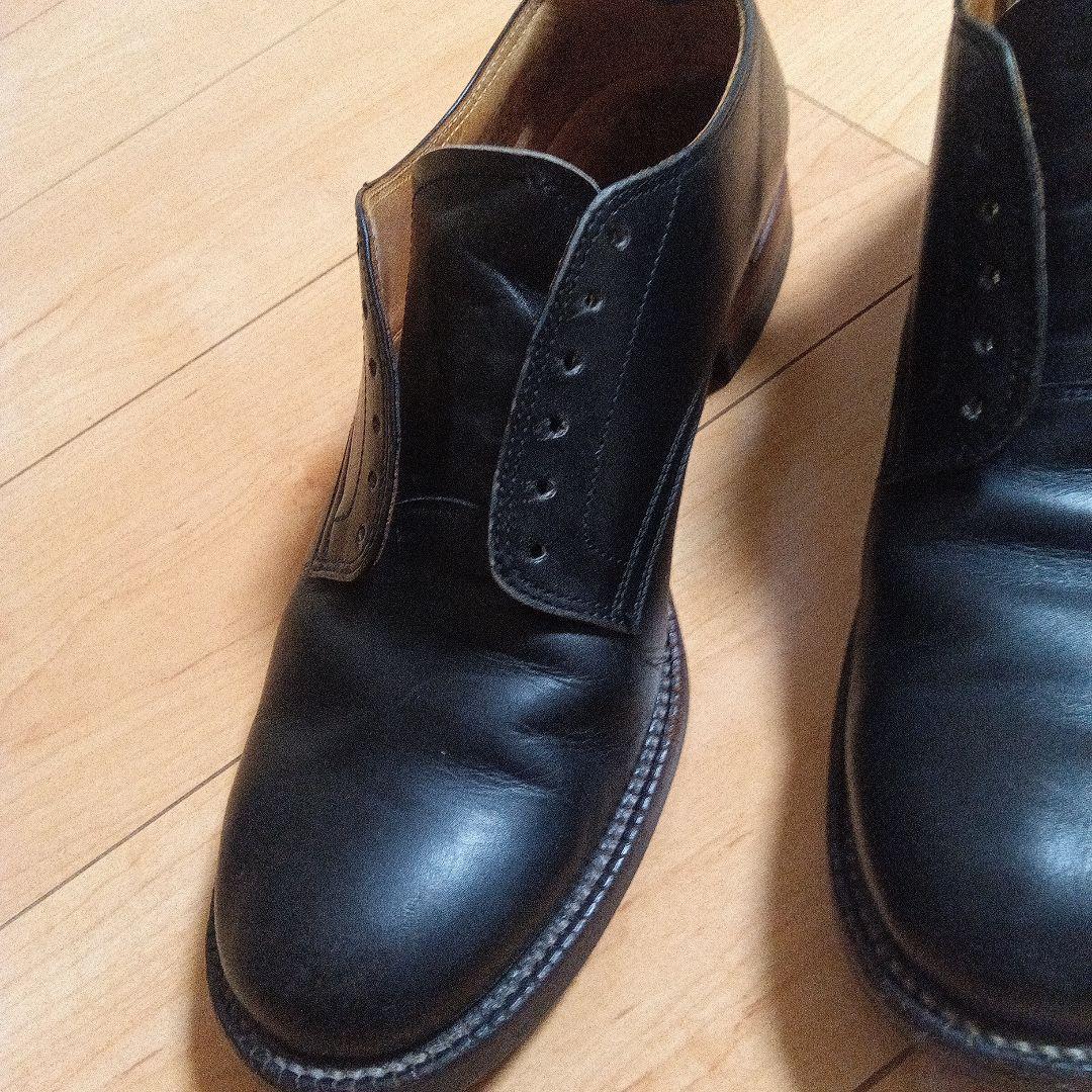 WJバズリクソンズ/ウィリアムギブソン ブラックサービスシューズ