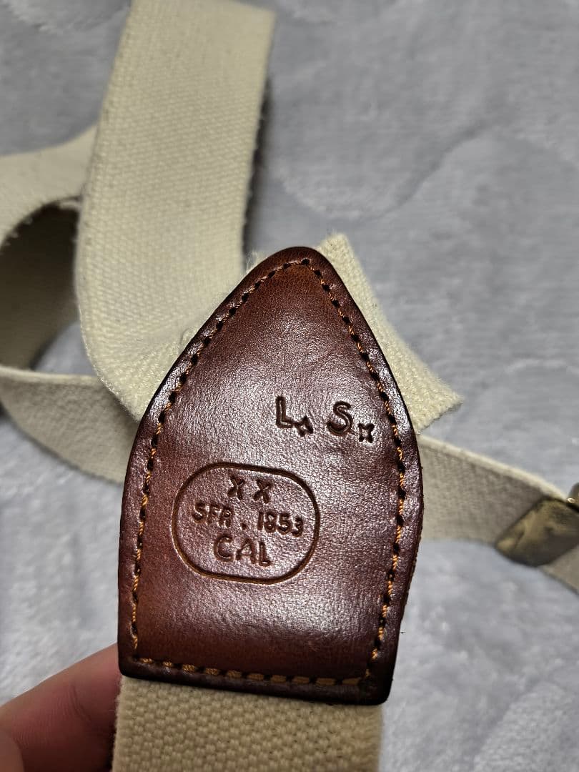 Levi's サスペンダー 1953年モデル　廃盤