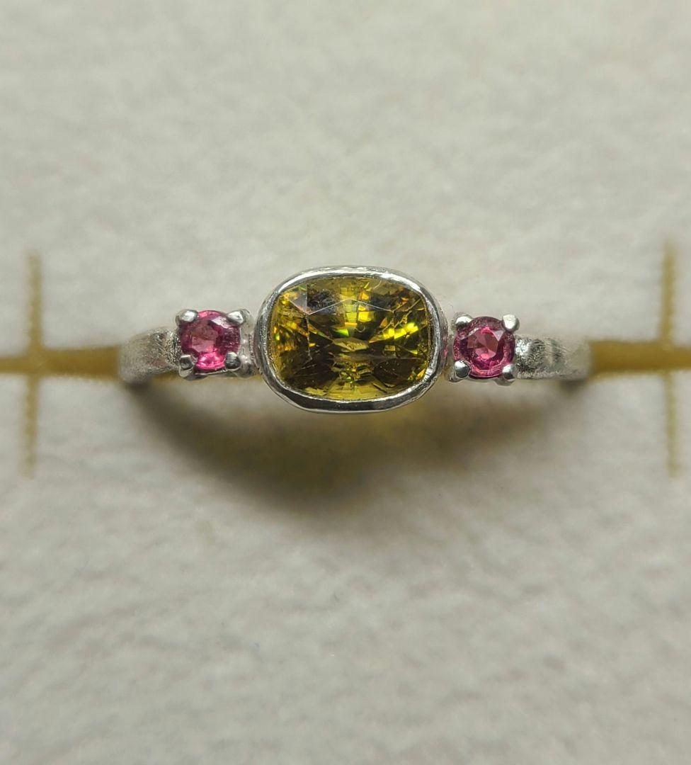 minはる★天然スフェーン★リング、ペンダントオーダー