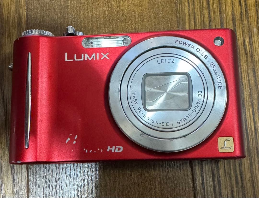 LUMIX コンパクトデジタルカメラ レッド