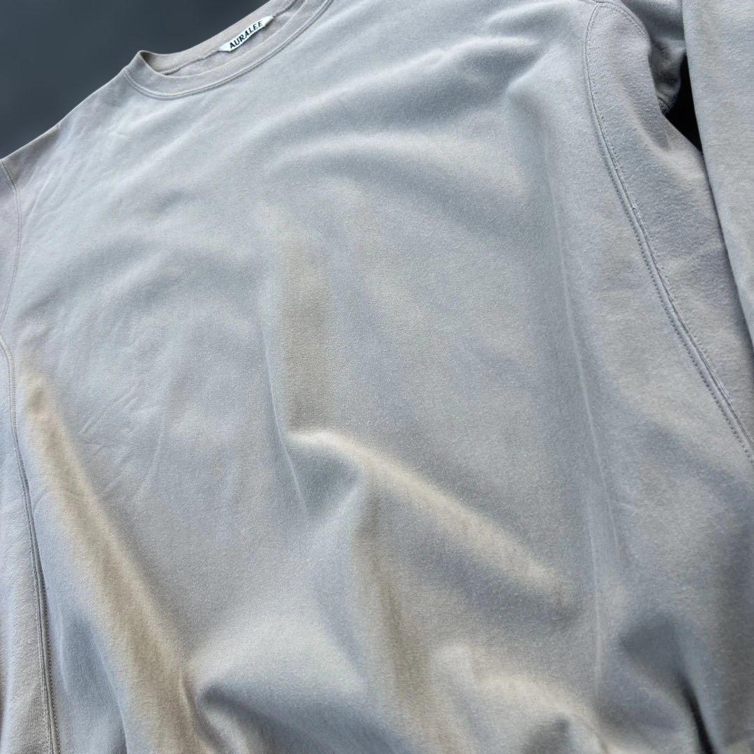 即完品 AURALEE 2018aw SUPER HIGHGAUGE SWEAT