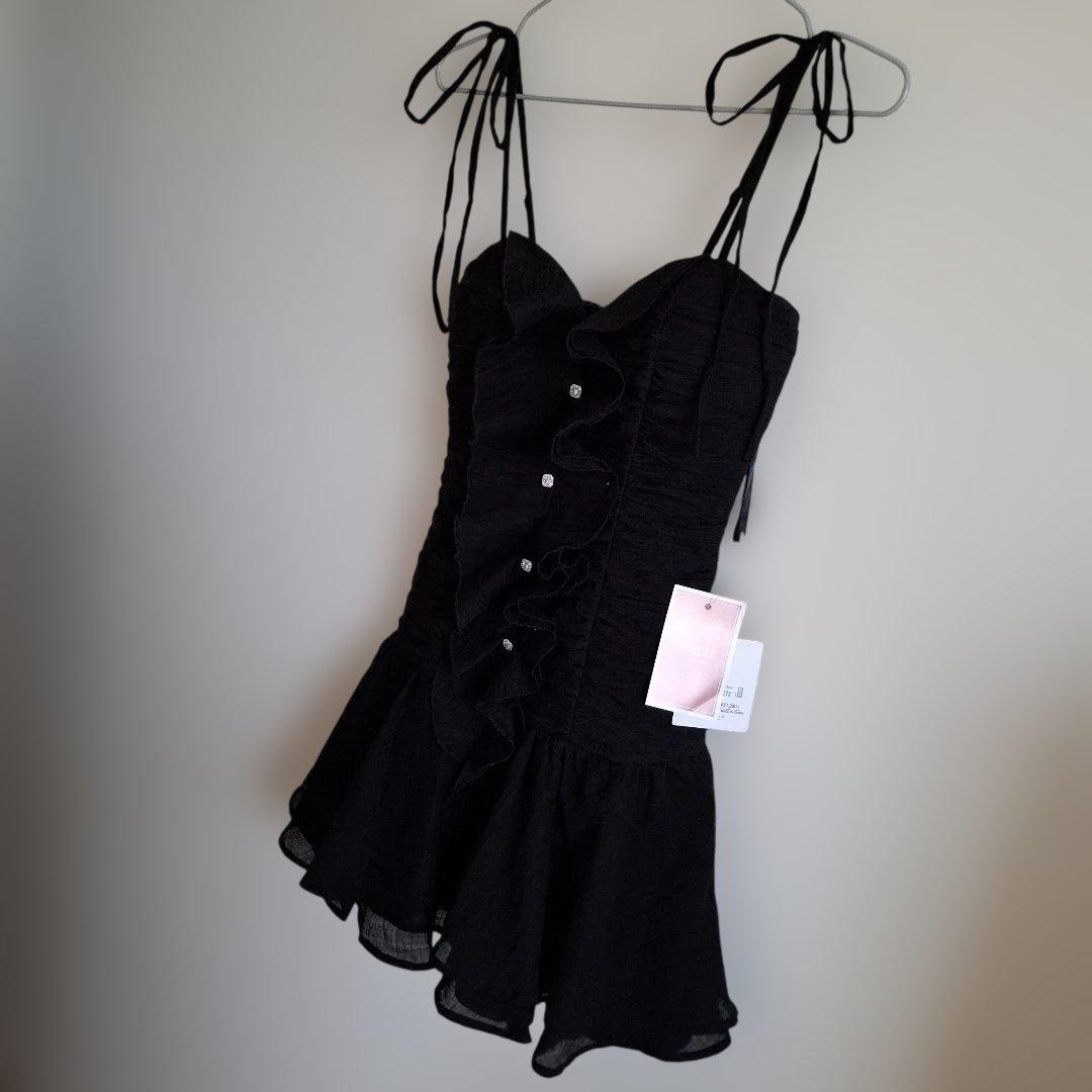 ♡*様 ROBE de FLEURS サテン/ フロントシフォン/ ミニ/ キャ