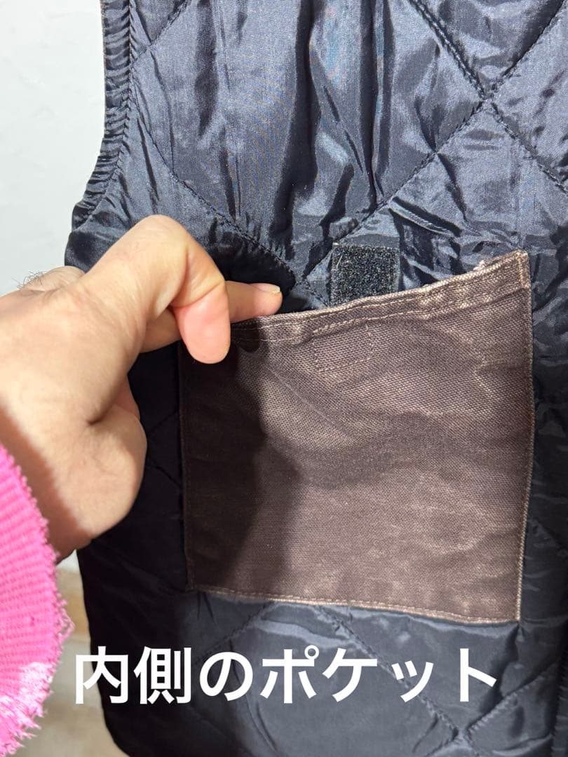 USA製 Carhartt V02 DKB ダウンベスト