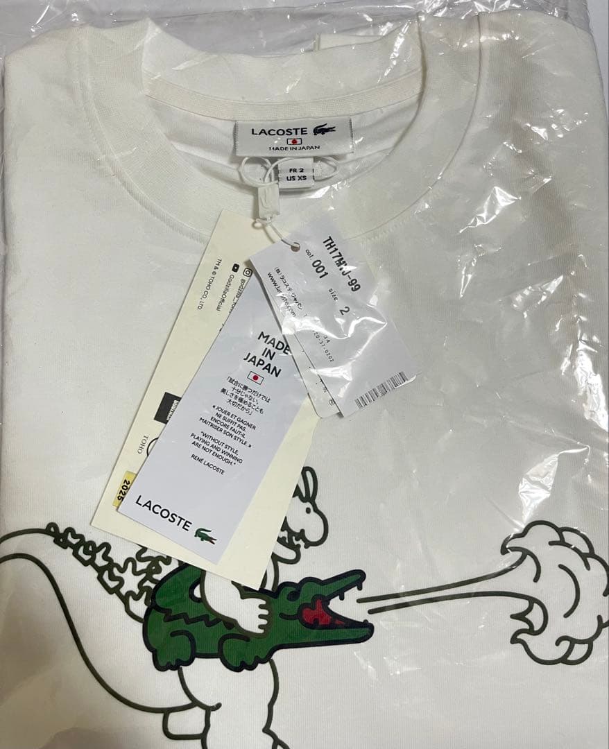 LACOSTE × ゴジラ コラボ Tシャツ