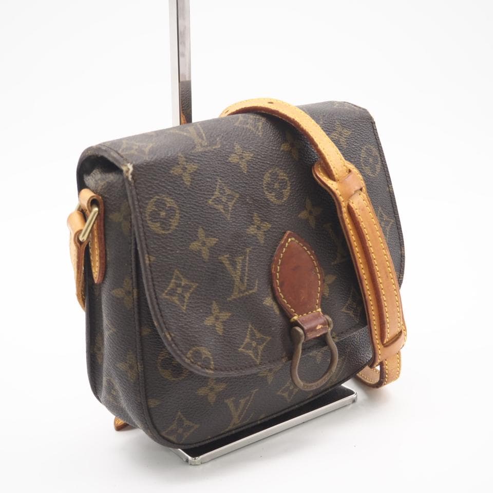 LOUIS VUITTON ショルダーバッグ サンクルーMM ブラウン ベージュ