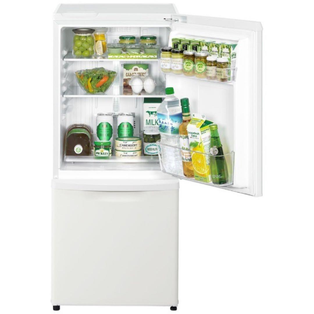 【美品】パナソニック/Panasonic 冷蔵庫 NR-B14HW-W 138L