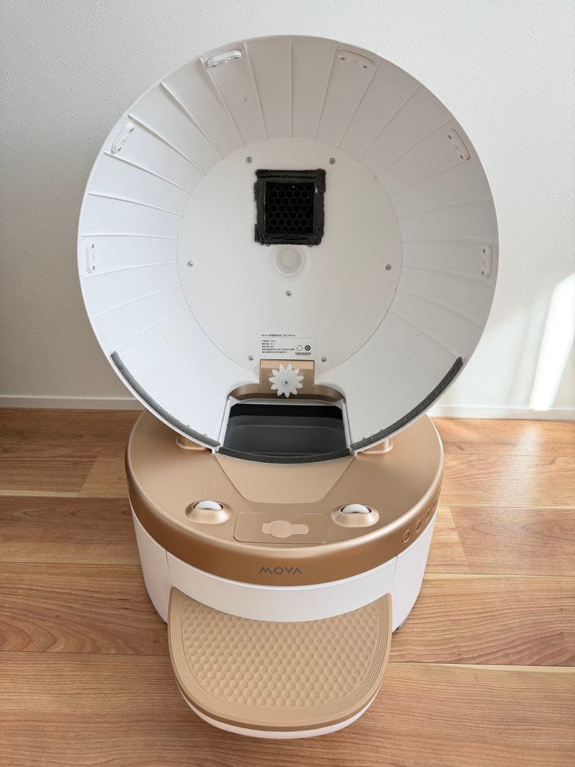 自動猫用トイレ LR10 ホワイト　MOVA