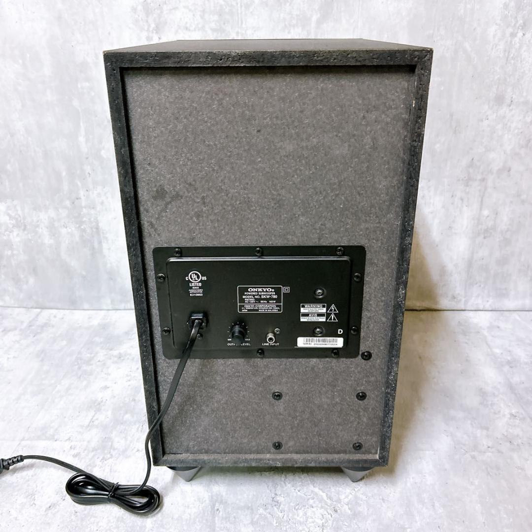 【希少】ONKYO SKW-780 バスレフ型 パワードサブウーファー