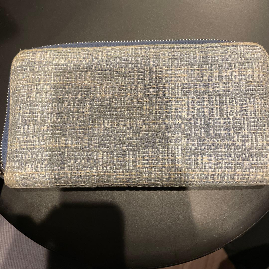 シャネル　CHANEL 長財布　ツイード