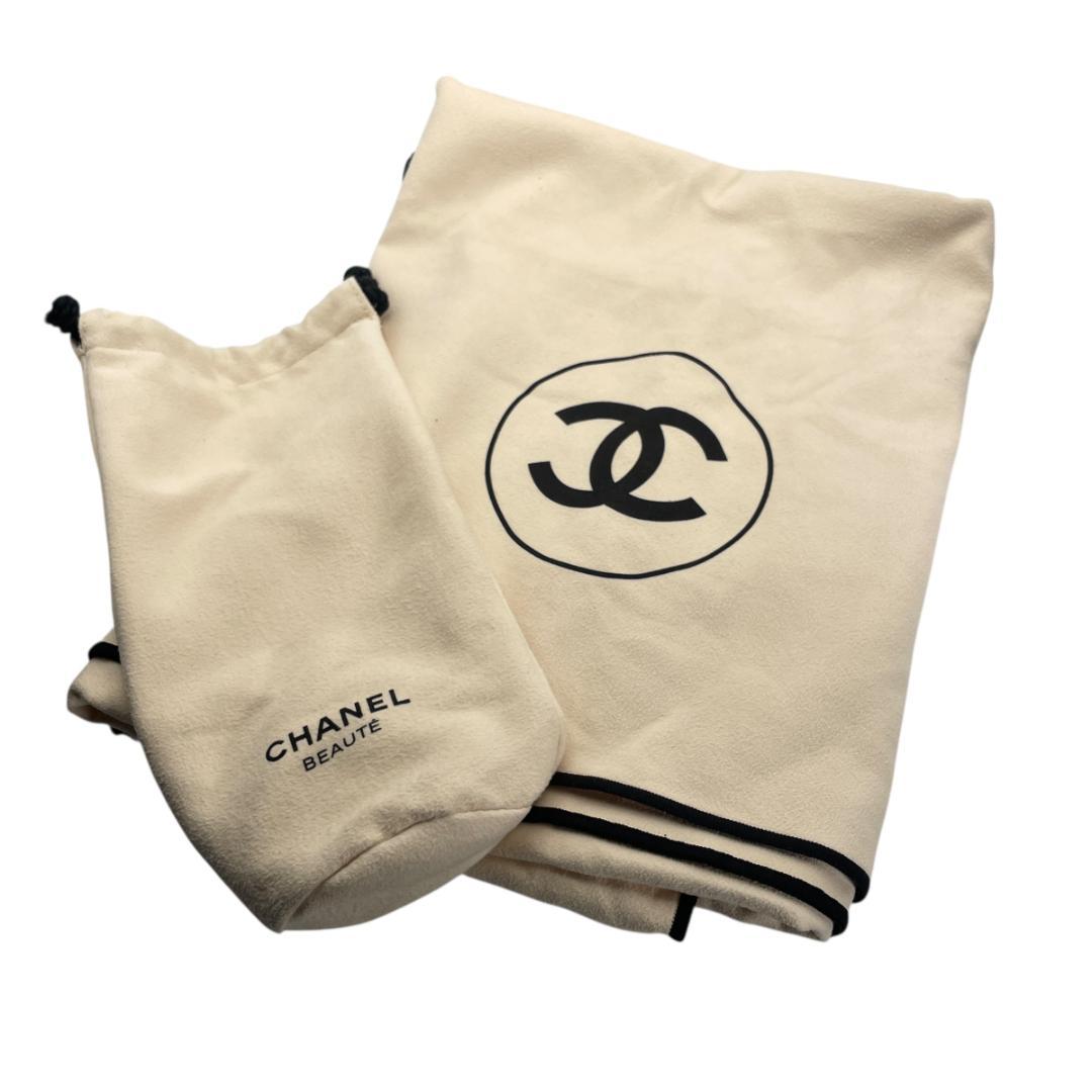 シャネル ノベルティ ブランケット フリース クリーム色