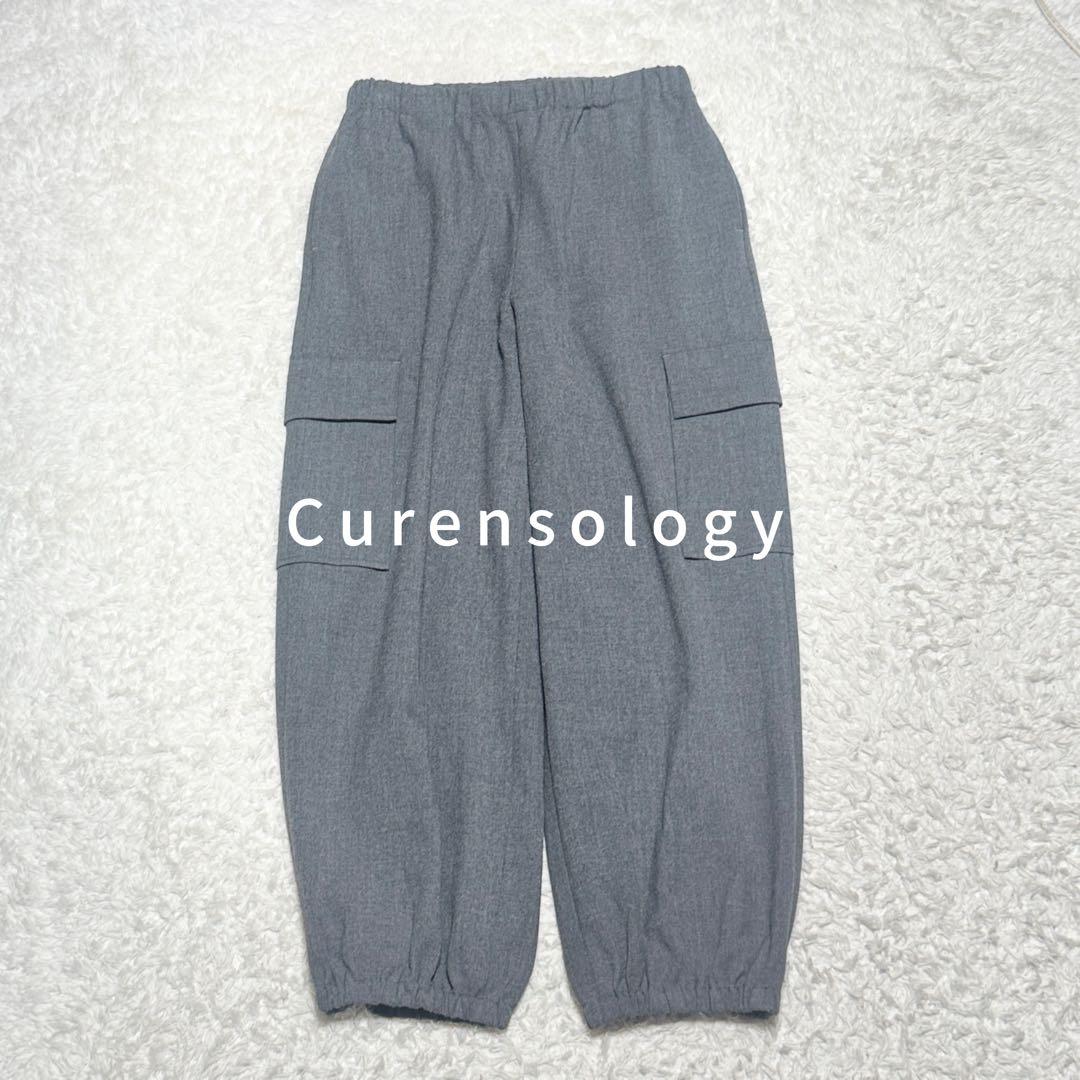 24年 美品 Curensolgy ストレッチカーゴパンツ 定価2.8