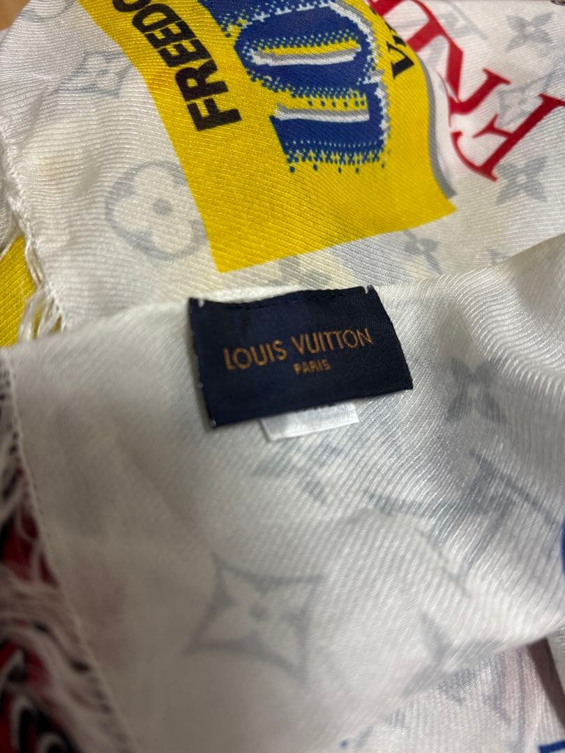 超人気　ルイヴィトン　LV ストール　【極美品】