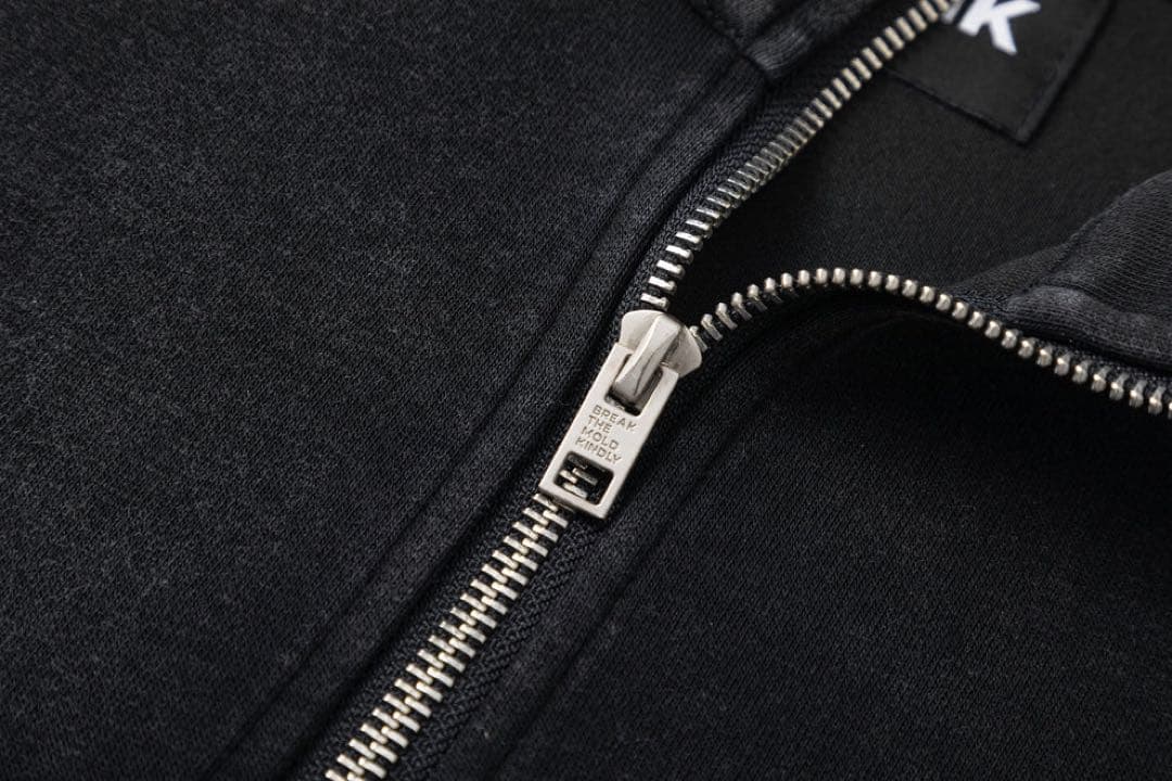 【新品 未使用】BTMK HALF ZIP SWEAT washed XS919