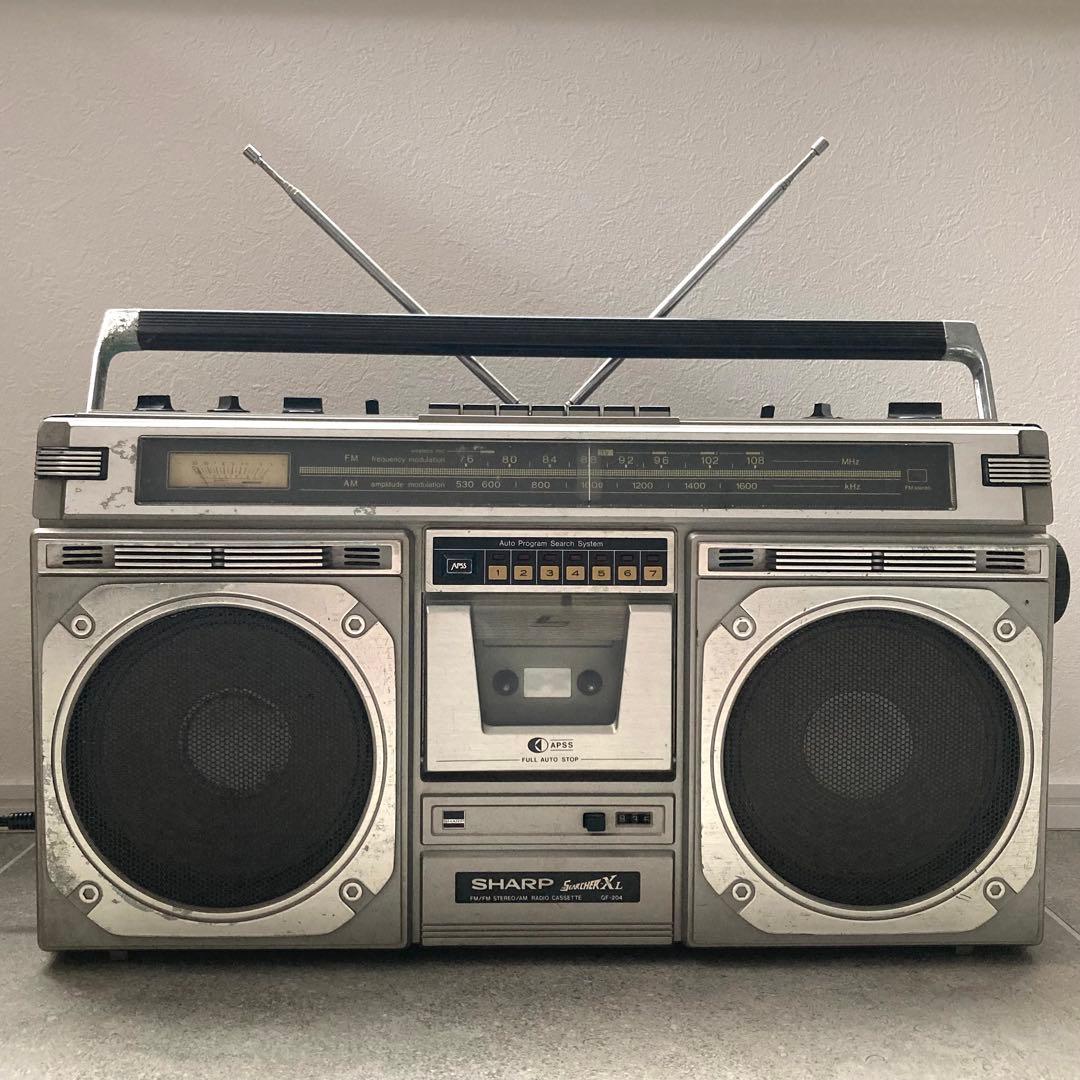 SHARP ラジカセ SEARCHER-XL GF-204 昭和レトロ