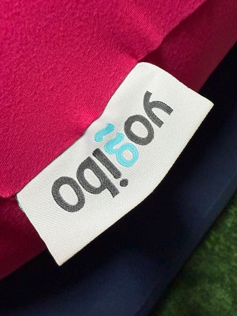 Yogibo U字型クッション+ベース ピンク・ネイビー