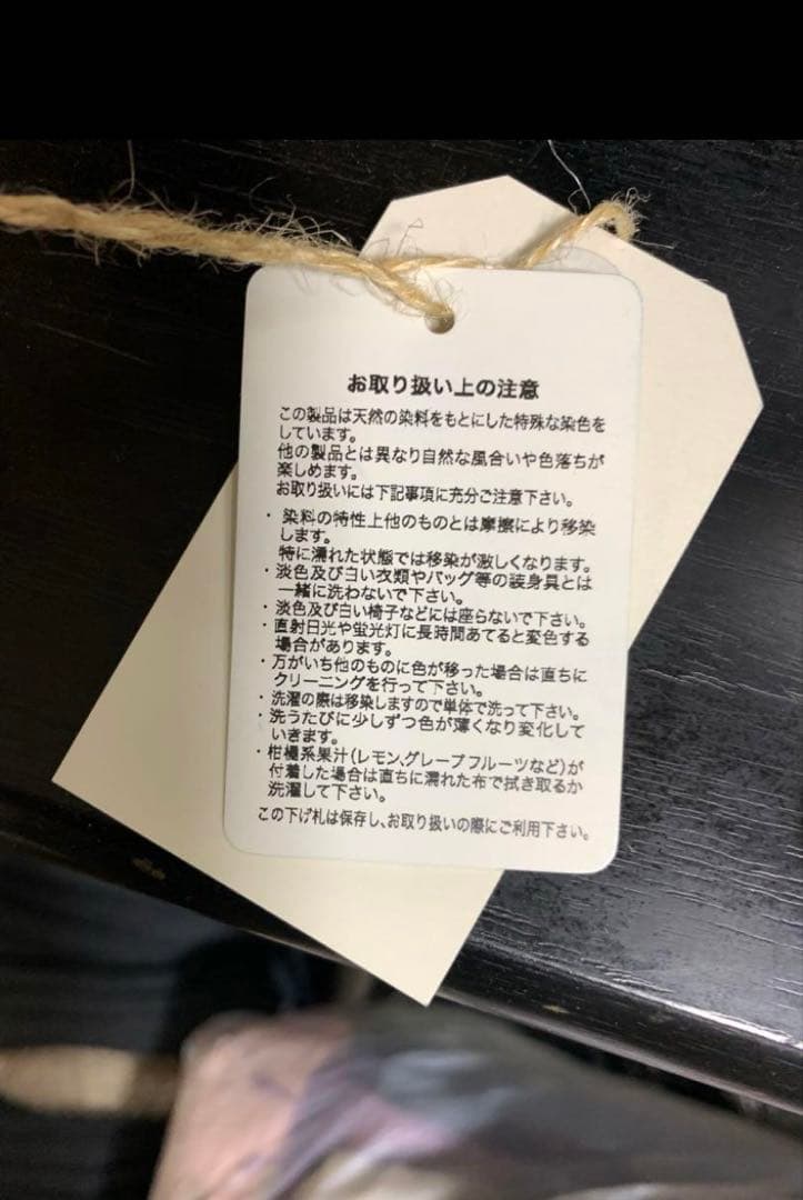 専用です　toujours トゥジュー　総柄ワンピース　インディゴ