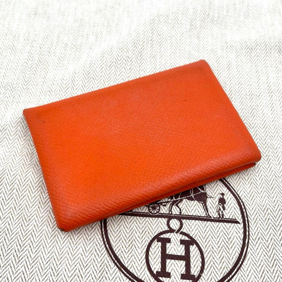 正規品 HERMES エルメス カルヴィ カードケース 名刺入れ