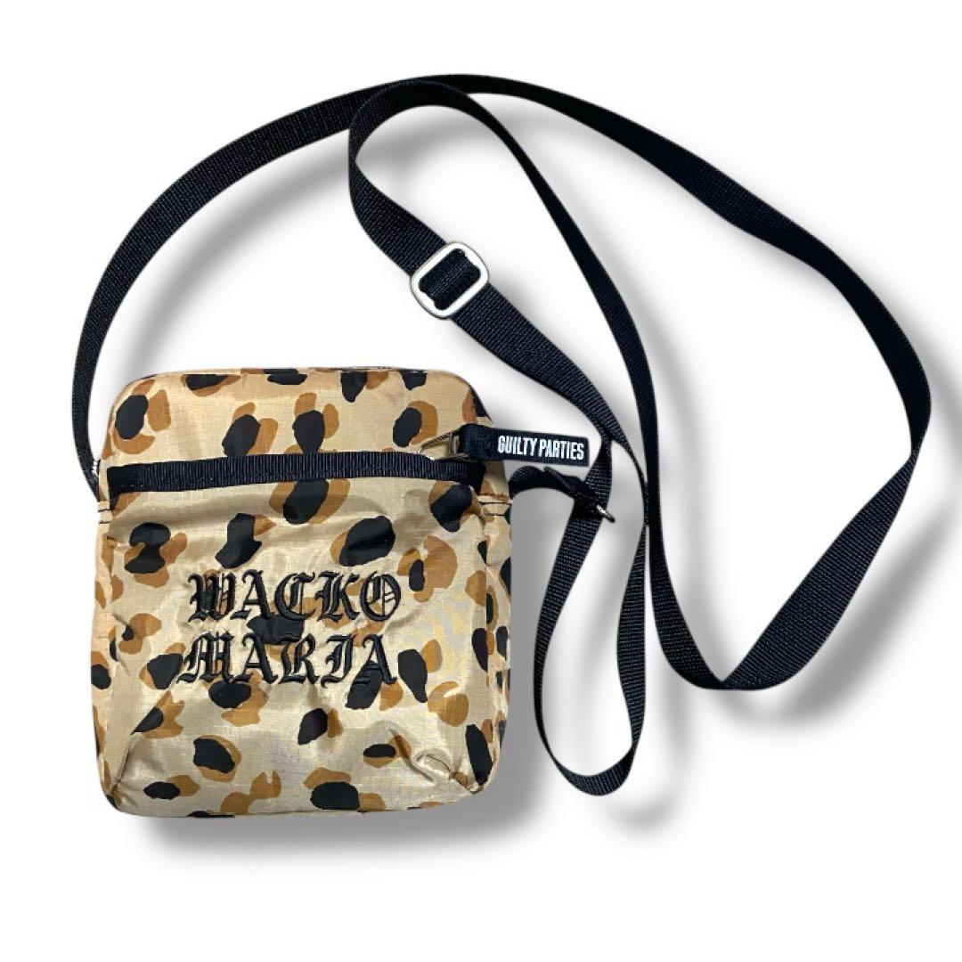 【極美品】ワコマリア×スピークイージー コラボ ショルダーバッグ レオパード