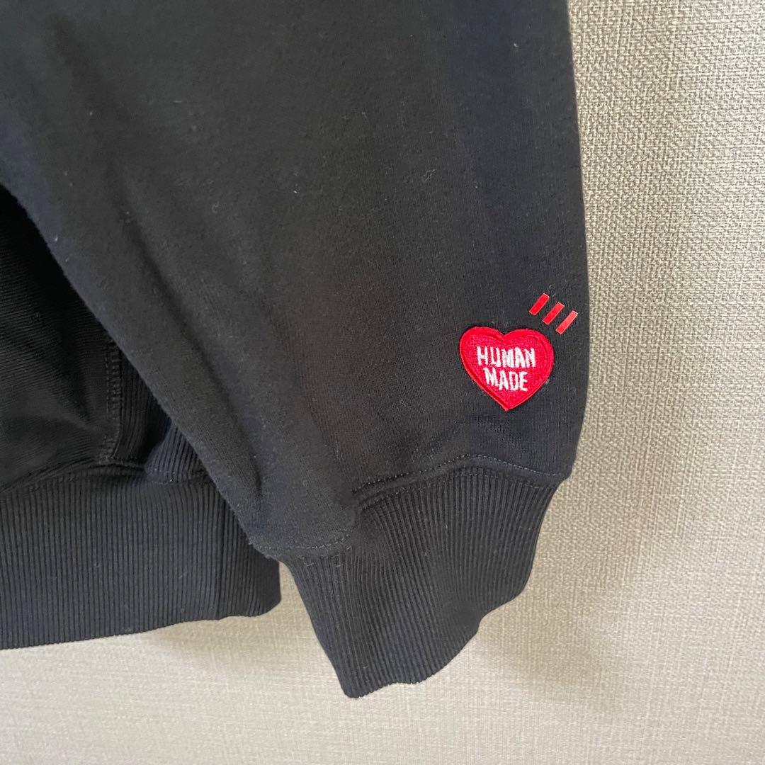 早い者勝ち　HUMAN MADE KAWS スウェット　トレーナー ブラック　L