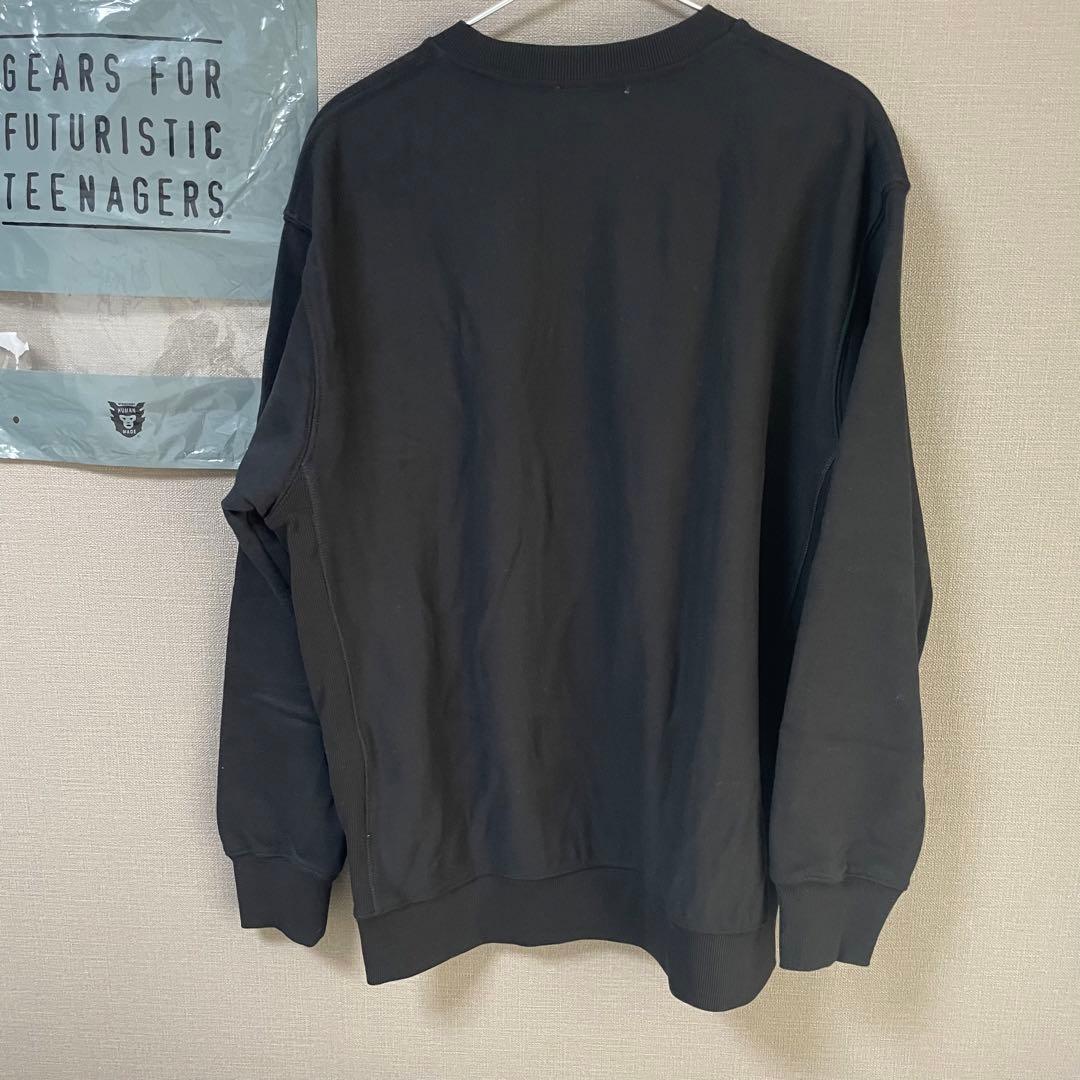 早い者勝ち　HUMAN MADE KAWS スウェット　トレーナー ブラック　L