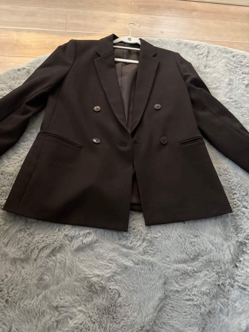 今季即完売 UNIQLO ダブルジャケット S 試着のみ