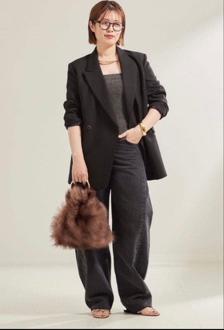 Plage 【R'IAM】OXテーラードジャケット38ブラック