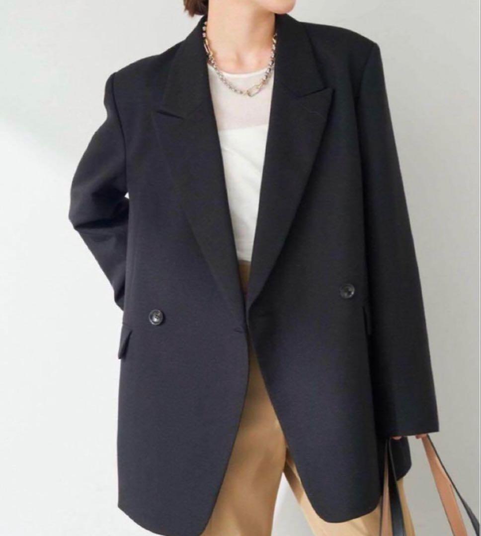 Plage 【R'IAM】OXテーラードジャケット38ブラック