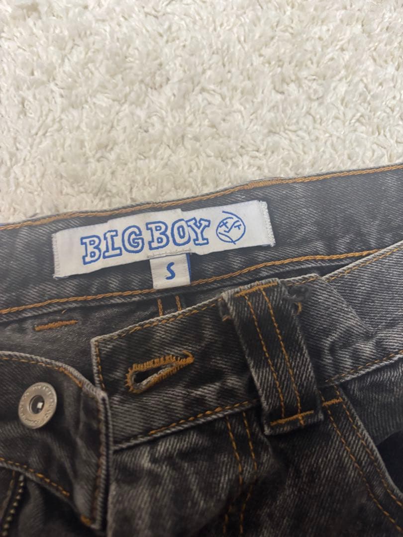 BIGBOY ダークグレー デニムパンツ S