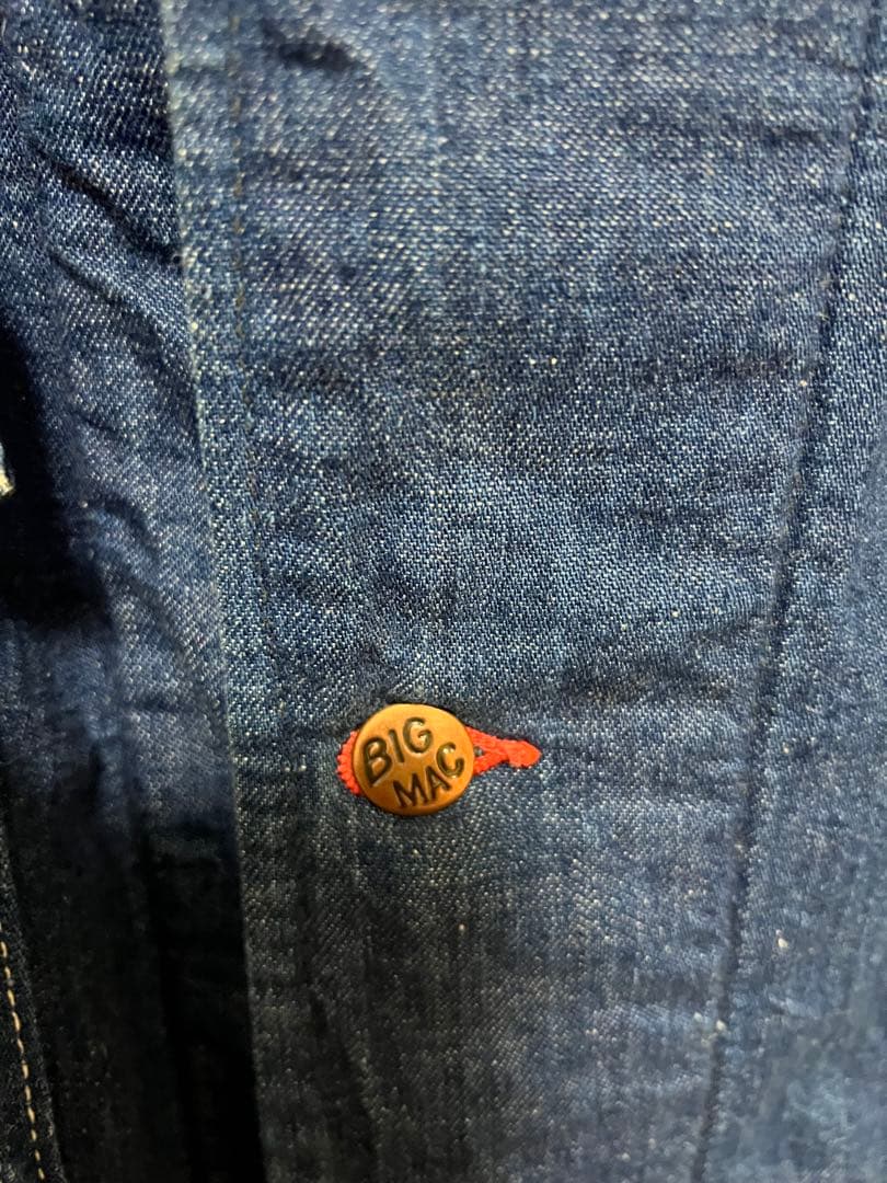 60s〜70s BIG MAC デニム チョアジャケット カバーオール 古着