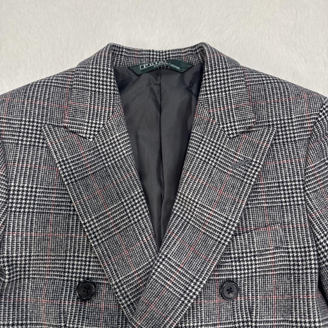 美品　Polo byRalphLauren 男の子　スーツ　ウール　チェック