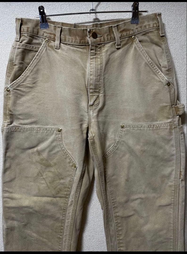 メキシコ製 Carhartt カーハート ダブルニー ダック生地 ワークパンツ