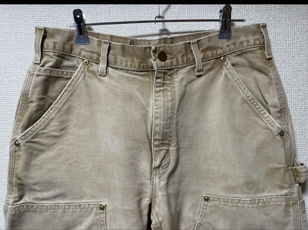 メキシコ製 Carhartt カーハート ダブルニー ダック生地 ワークパンツ