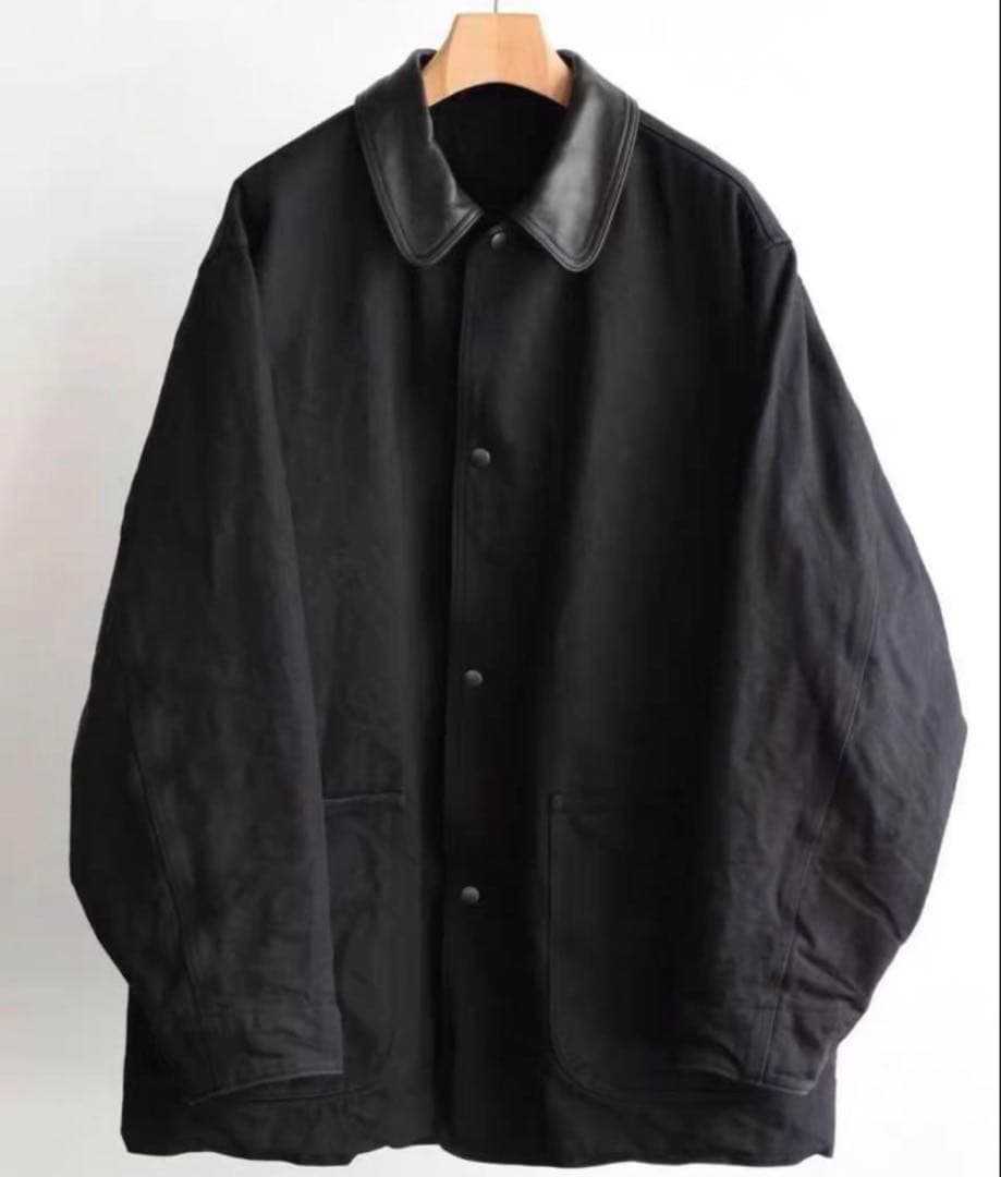 25AW COMOLI デニムレザーワークジャケット size1