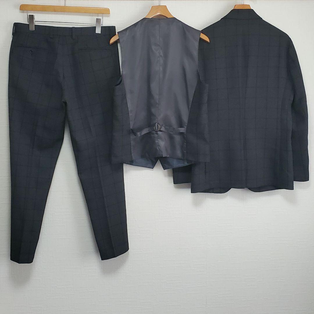 ヒロココシノ　ハートオブライオン　メンズ　ビジネス　スーツ　スリーピース