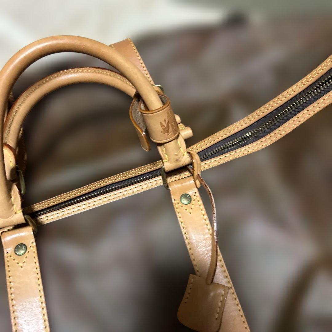 90s ETRO ブラウンレザー ボストンバッグ 2way レザー ペイズリー柄