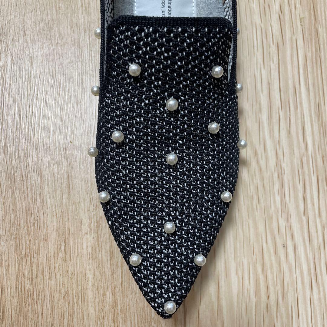 offen オッフェン パール オペラシューズ 38 ブラック